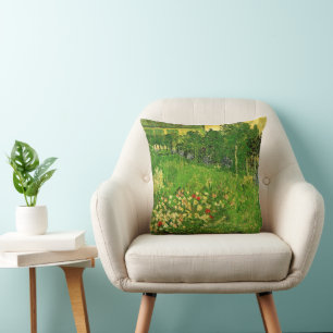 Van Gogh - Daubigny's Garden, Throw Pillow
