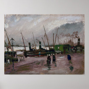 Van Gogh De Ruijterkade in Amsterdam Poster