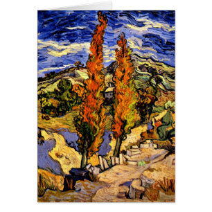 Van Gogh - Deux peupliers sur une colline
