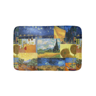 Van Gogh Dream Paintings Art Bathmat