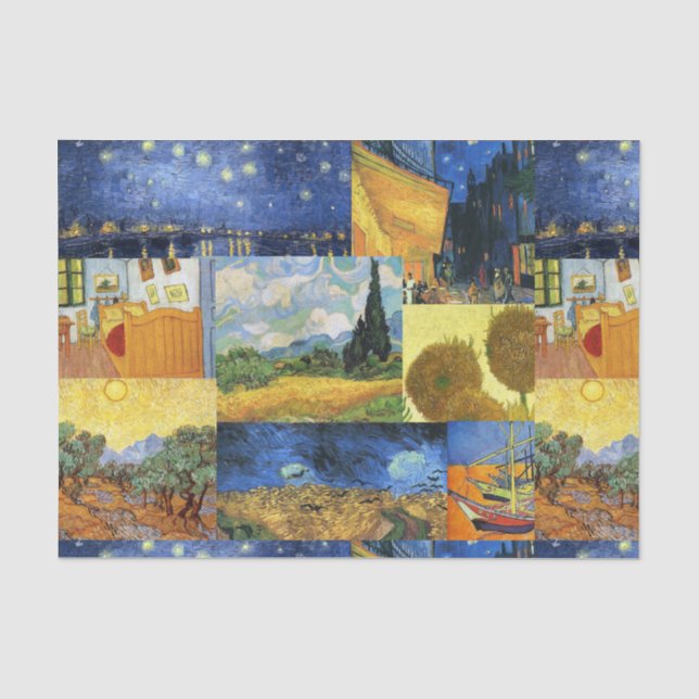 Van Gogh Dream Paintings Art Tissue Paper (Front)