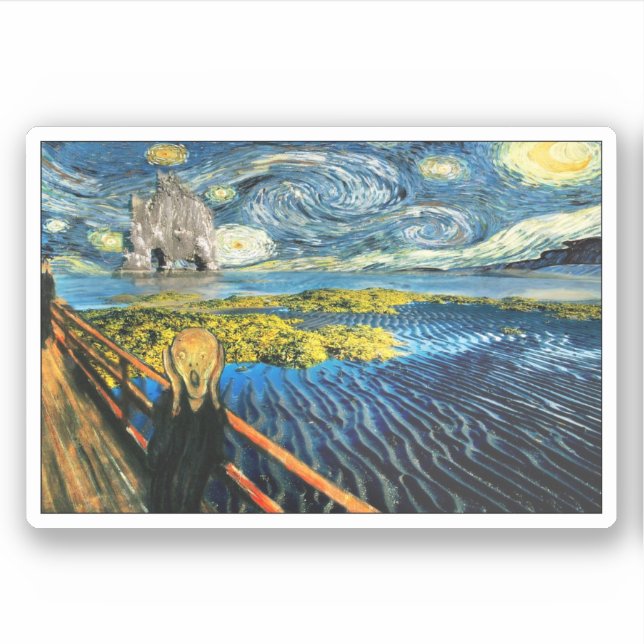 Van Gogh Edvard Meets Vincent Starry Night (Front)