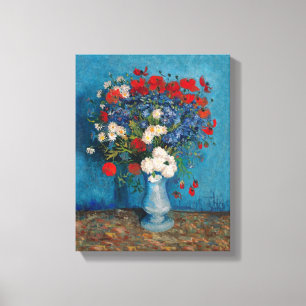 Van Gogh & Elizabeth Flowers 11x14 - Canvas Print