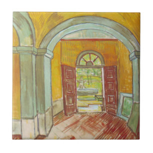 Van Gogh Entrance Hall of Saint Paul Hospital Tile