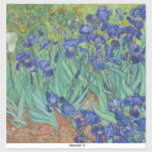 Van Gogh Famous Blue Irises Floral Oil Painting<br><div class="desc">Irises, painted by the Dutch Post-Impressionist artist Vincent van Gogh in 1889, is one of his most iconic works. Created during his stay at the asylum in Saint-Rémy, France, the painting showcases his signature expressive brushwork and vibrant use of color. The composition, influenced by Japanese woodblock prints, features a cropped...</div>