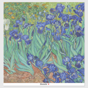 Van Gogh Famous Blue Irises Floral Oil Painting