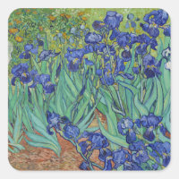Van Gogh Famous Blue Irises Floral Oil Painting