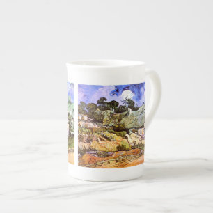 Van Gogh: Farmers Cottage in Cordeville Bone China Mug