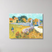 Van Gogh Farmhouse in Provence Gallery Wrapped Art