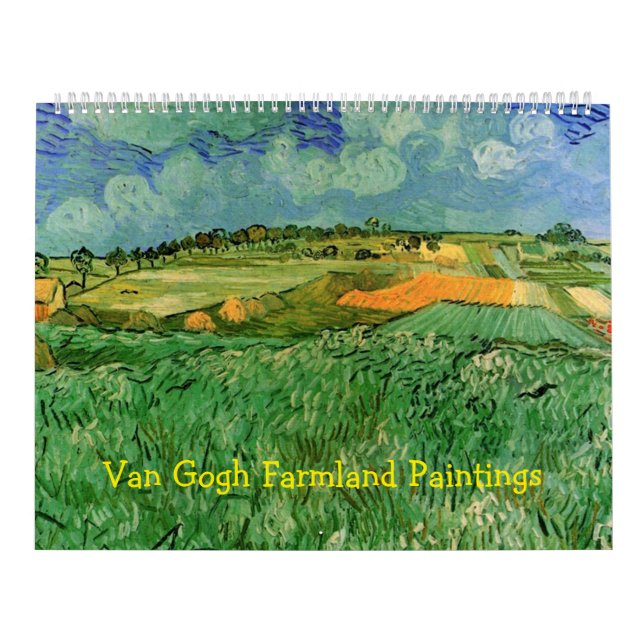Van Gogh Farmland Fine Art Calendar (Cover)