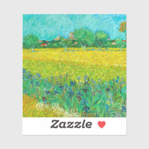 Van Gogh Field with Irises Near Arles