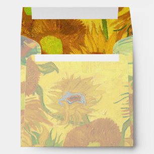 Van Gogh Fifteen Sunflowers In A Vase Fine Art Envelopes