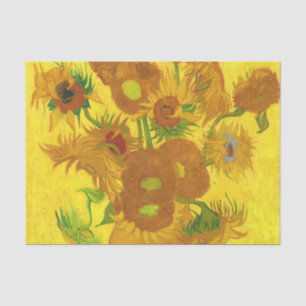 Van Gogh Fifteen Sunflowers In A Vase Fine Art Tissue Paper