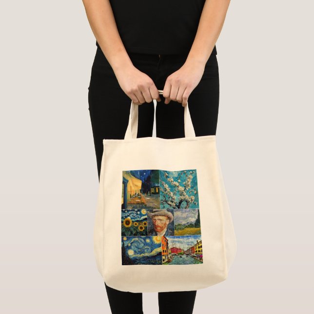 Van Gogh Fine Art Collage Tote Bag (Front (Product))