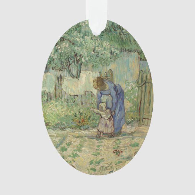 Van Gogh First Steps after Millet Ornament (Front)