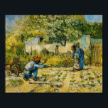 Van Gogh - First Steps (after Millet) Poster<br><div class="desc">This genre masterpiece, titled First Steps (after Millet) is made by the famous artist, Vincent van Gogh using oil on canvas. It falls under the Post-Impressionism style and was complete by van gogh in 1890. Vincent van Gogh was a Dutch post-Impressionist painter whose work, notable for its rough beauty, emotional...</div>