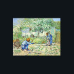Van Gogh First Steps Painting Canvas Print<br><div class="desc">Vincent Van Gogh  (30 March 1853 – 29 July 1890) was an influential Dutch post-impressionist painter.  This painting is First Steps.</div>
