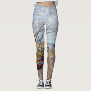 Van Gogh Fishing Boats Leggings