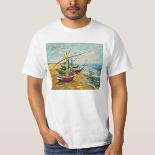 Van Gogh Fishing Boats T-shirt
