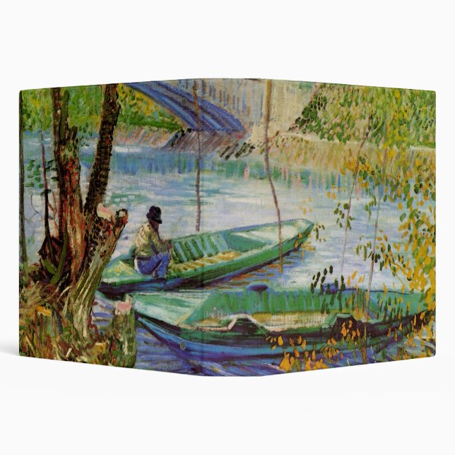 Van Gogh Fishing in the Spring, Pont de Clichy Binder (Background)