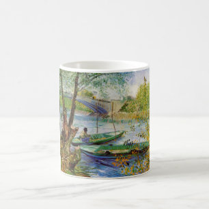 Van Gogh Fishing in the Spring, Pont de Clichy Coffee Mug