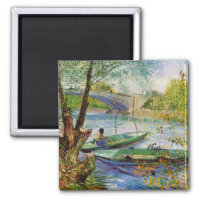 Van Gogh Fishing in the Spring, Pont de Clichy