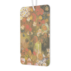 Van Gogh Floral Still Life Red Poppies & Roses Air Freshener