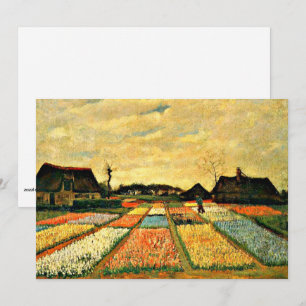 Van Gogh - Flower Beds in Holland  Card