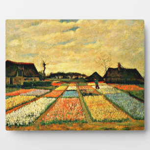 Van Gogh - Flower Beds in Holland Plaque