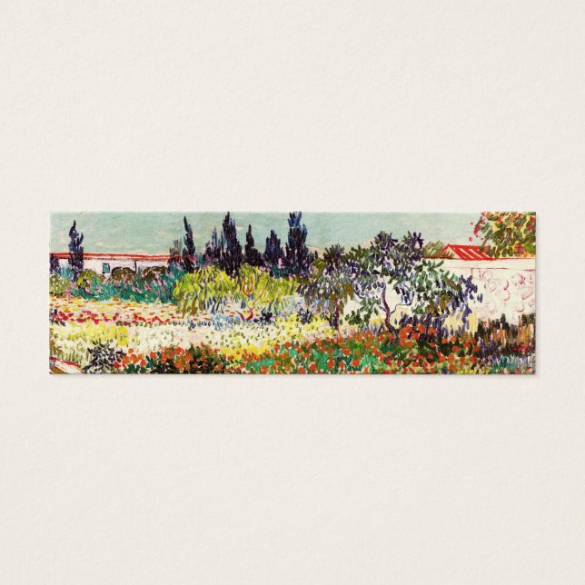 Van Gogh Flowering Garden At Arles Floral Fine Art (Front)