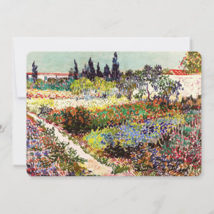 Van Gogh Flowering Garden At Arles Floral Fine Art