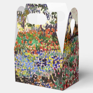 Van Gogh Flowering Garden At Arles Floral Fine Art Favor Box