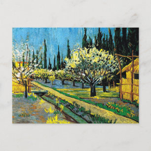 van gogh - Flowering Orchard, Postcard