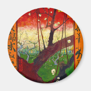 Van Gogh Flowering Plum Tree after Hiroshige Magnet