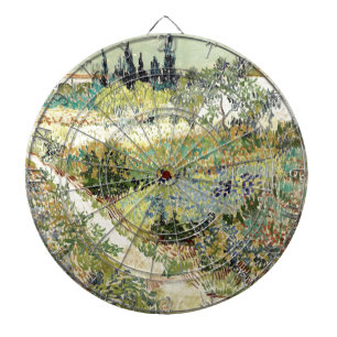 Van Gogh Garden at Arles 1888 Dartboard