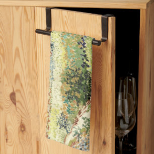 Van Gogh Garden at Arles 1888 Kitchen Towel