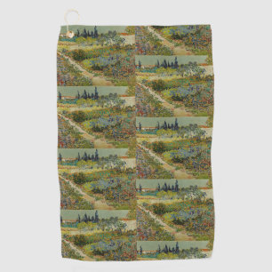 Van Gogh Garden at Arles Floral Impressionist Golf Towel