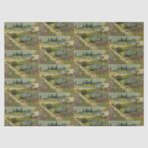 Van Gogh Garden at Arles Floral Impressionist Tissue Paper