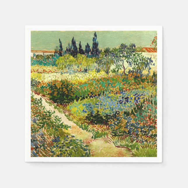 Van Gogh - Garden at Arles Napkin (Front)