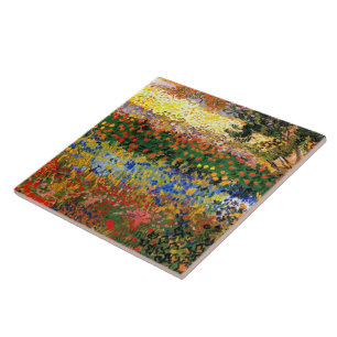 Van Gogh - Garden at Arles Tile