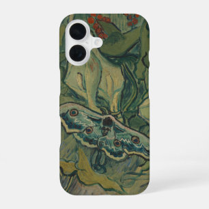 Van Gogh Giant Peacock Moth Vintage Nature ArtVan  iPhone 16 Case
