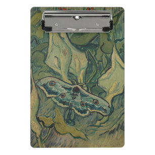 Van Gogh Giant Peacock Moth Vintage Nature ArtVan Mini Clipboard