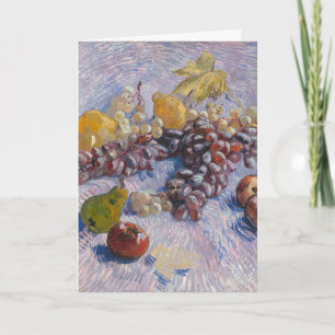 Van Gogh Grapes and Apples Still Life Art Print Card