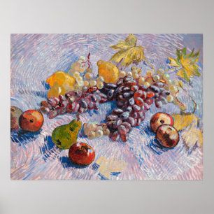 Van Gogh - Grapes, Lemons, Pears, and Apples Poster