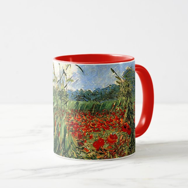 Van Gogh - Green Ears of Wheat Mug (Front Right)