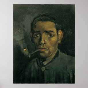 Van Gogh - Head Of A Man Poster