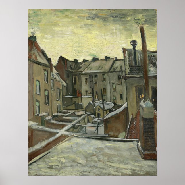 Van Gogh - Houses Poster (Front)
