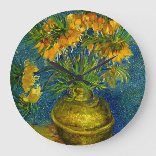 Van Gogh Imperial Fritillaries  Large Clock