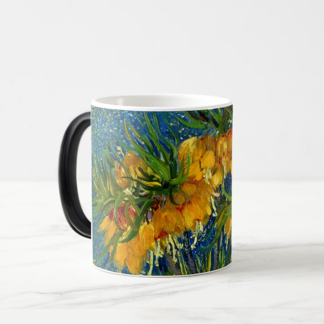 Van Gogh Imperial Fritillaries  Magic Mug (Front Left)
