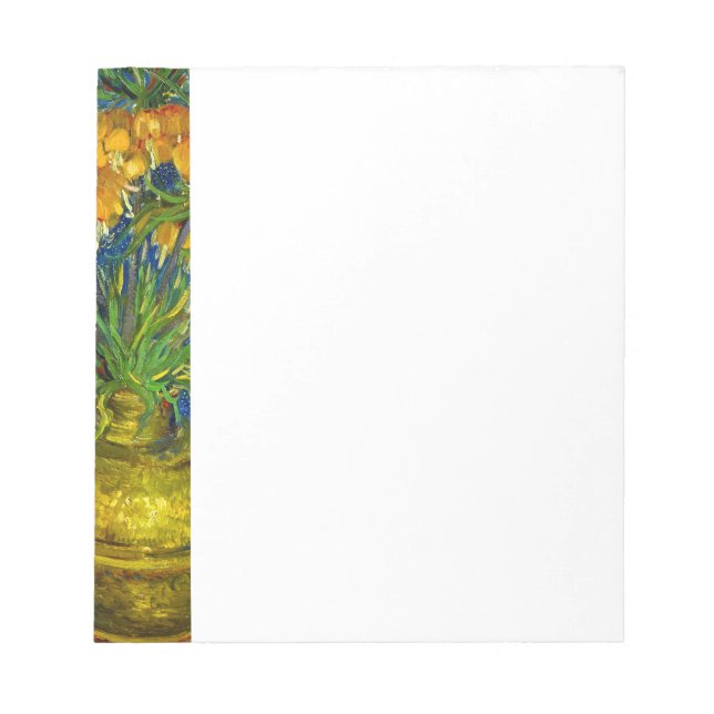 Van Gogh Imperial Fritillaries  Notepad (Front)